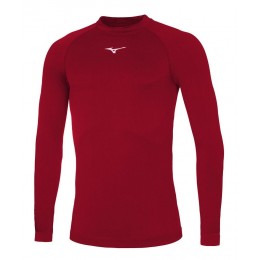 Mizuno Maglia Termica Intima Core Manica Lunga Granata
